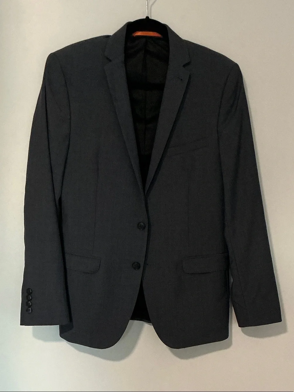 Ben Sherman Charcoal Gray Two-Button Blazer